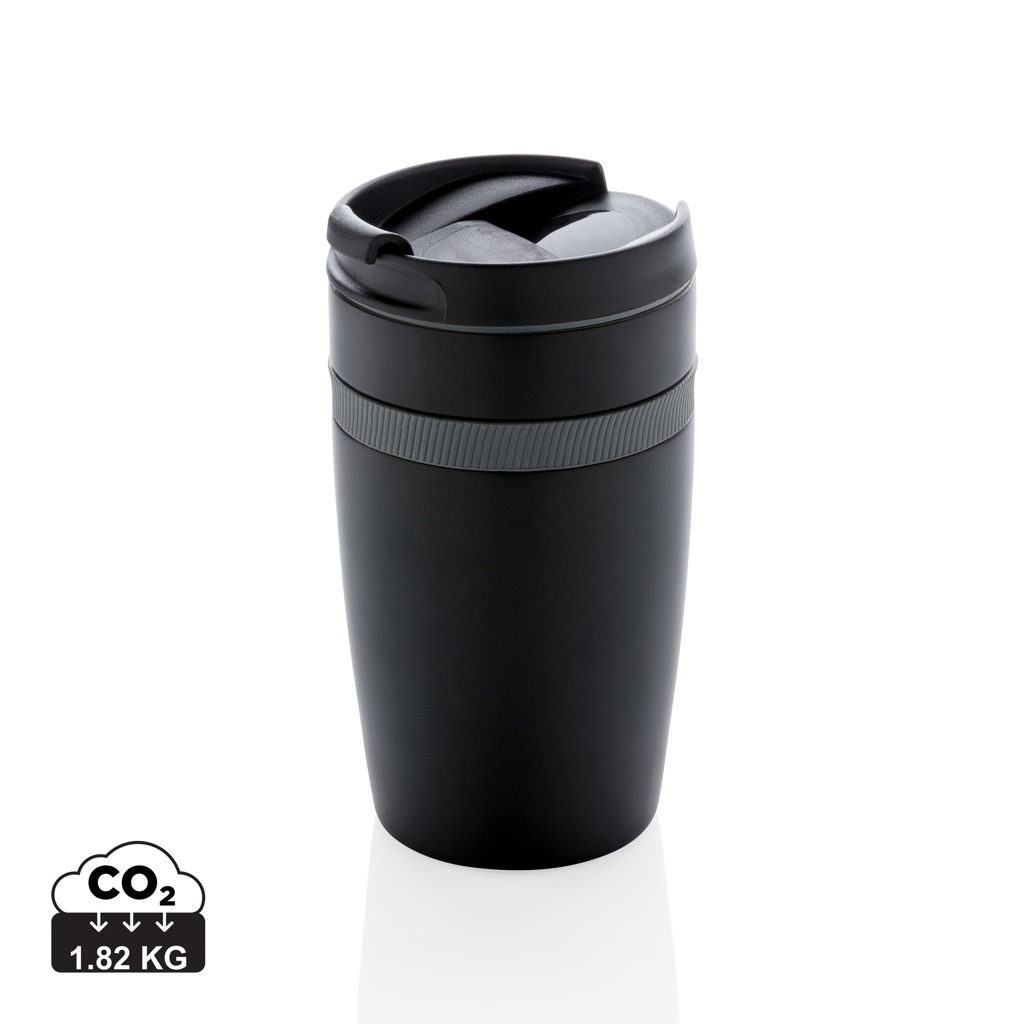 Mug publicitaire étanche 280 ml - Sierra Noir et Gris